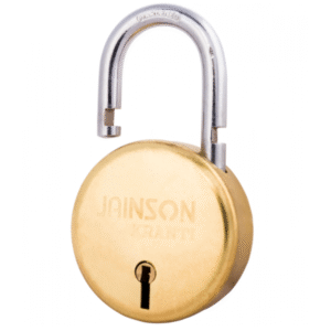 Jainson Locks Kranti Brass Padlocks with 3 Brass Keys